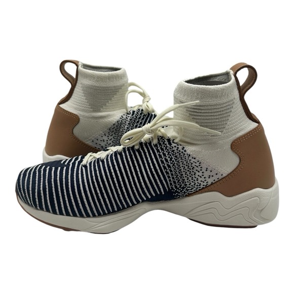 Nike Zoom Mercurial XI Flyknit Shoes Men 9 Sail College Navy‎ Sneaker 844626-101 - Picture 3 of 10